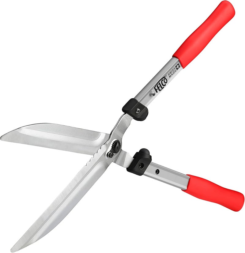 FELCO F250-63 Swiss Made Hedge Shears for Gardening – 25" Lightweight Precision Clippers for Shrub Trimming | Hedge Scissors | Trimmer Tool with Chromed Carbon Blades | I-Beam Handles - Image 4
